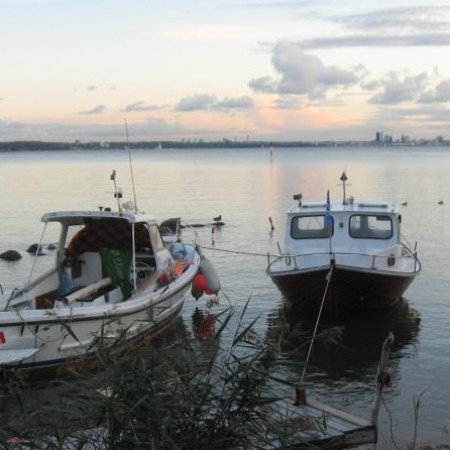 Boating with a fisherman